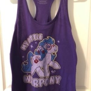 NTVSXSPJ collab! My Little Warpony tank top XL